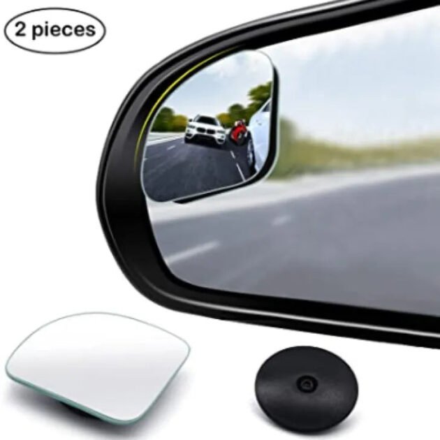 مرآة محدبة للبقع العمياء للسيارة (مجموعة واحدة / ثلاث قطع)
