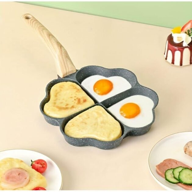 Poêle Multifonction 4 Compartiments 🔥🍳